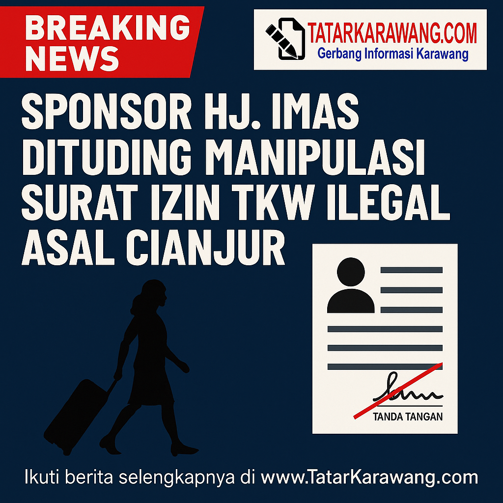 Diduga Langgar Aturan Penempatan PMI, Hj. Imas Dituding Berangkatkan TKW Asal Cianjur Tanpa Izin Suami Sah