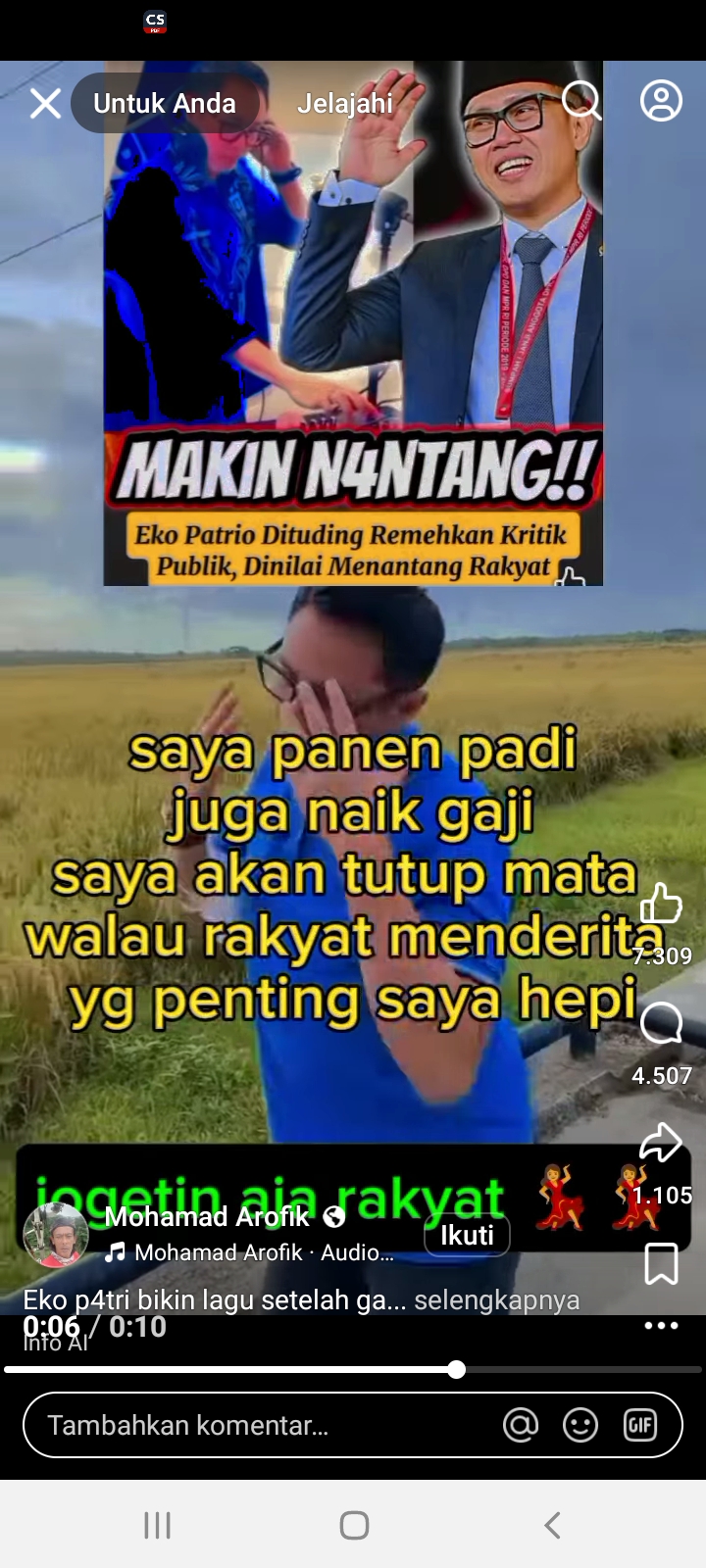 Eko Patrio Tuai Sorotan, Diduga Remehkan Kritik Publik dan Dinilai Menantang Rakyat